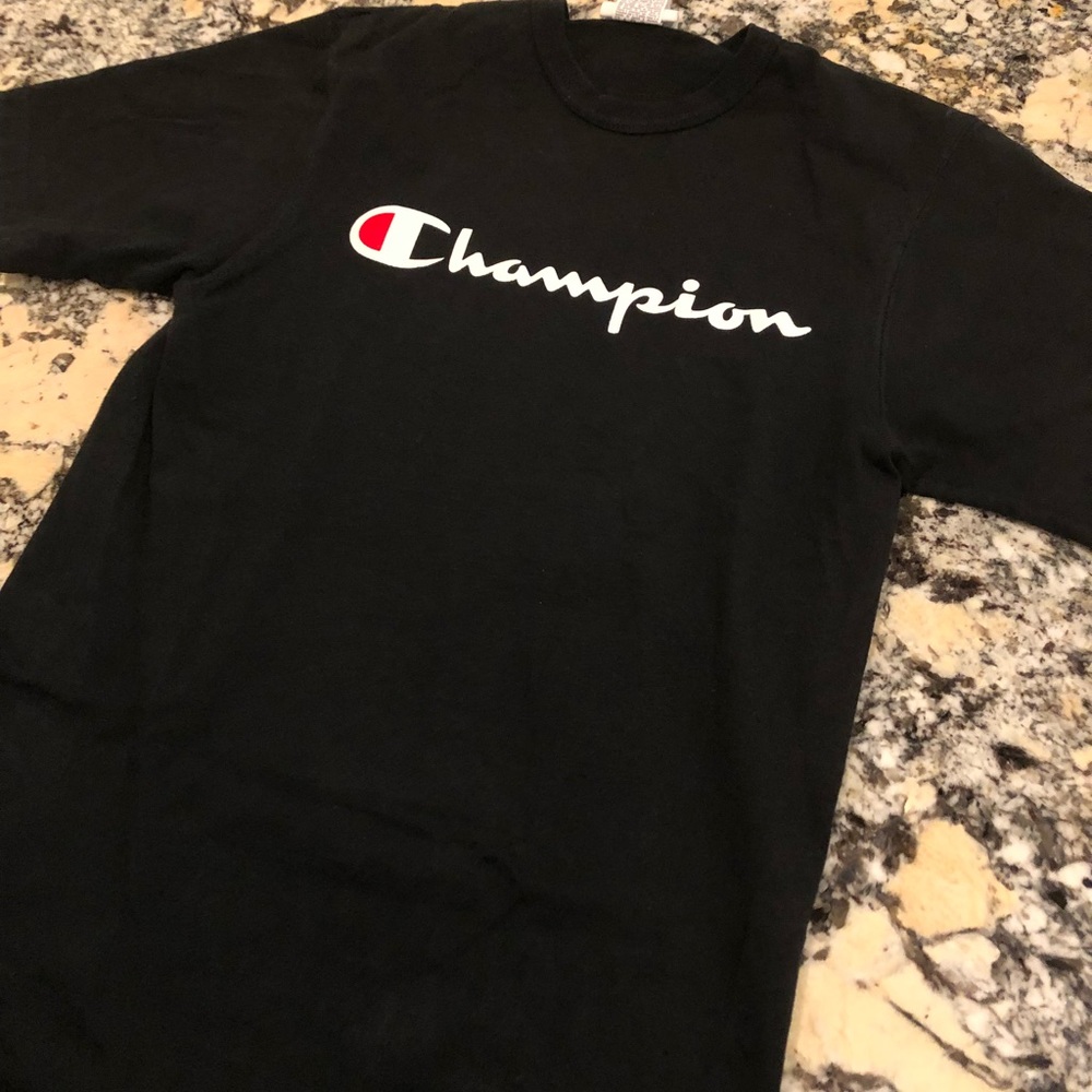 Black Champion Tee